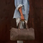 Pull-up Leather Explorer Duffle - Small